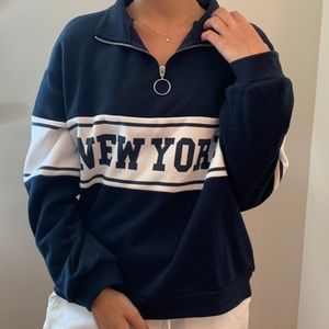 Brandy Melville inspired 1/4 zip